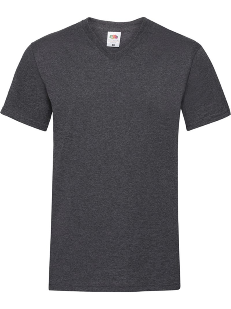 Camiseta valueweight de jaspeado para adultos unisex - fruit of the loom Gris oscuro - Kiabi