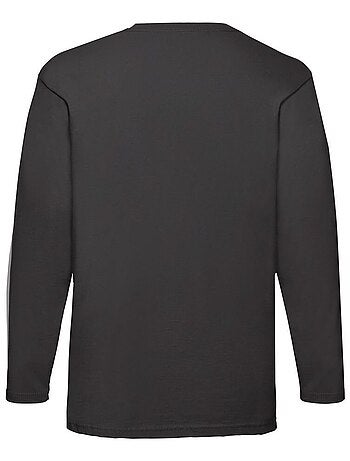 Camiseta valueweight de manga larga para hombre - fruit of the loom