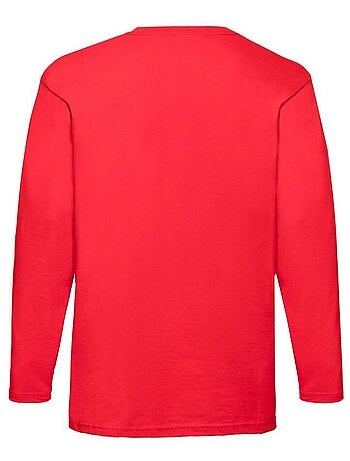 Camiseta valueweight de manga larga para hombre - fruit of the loom