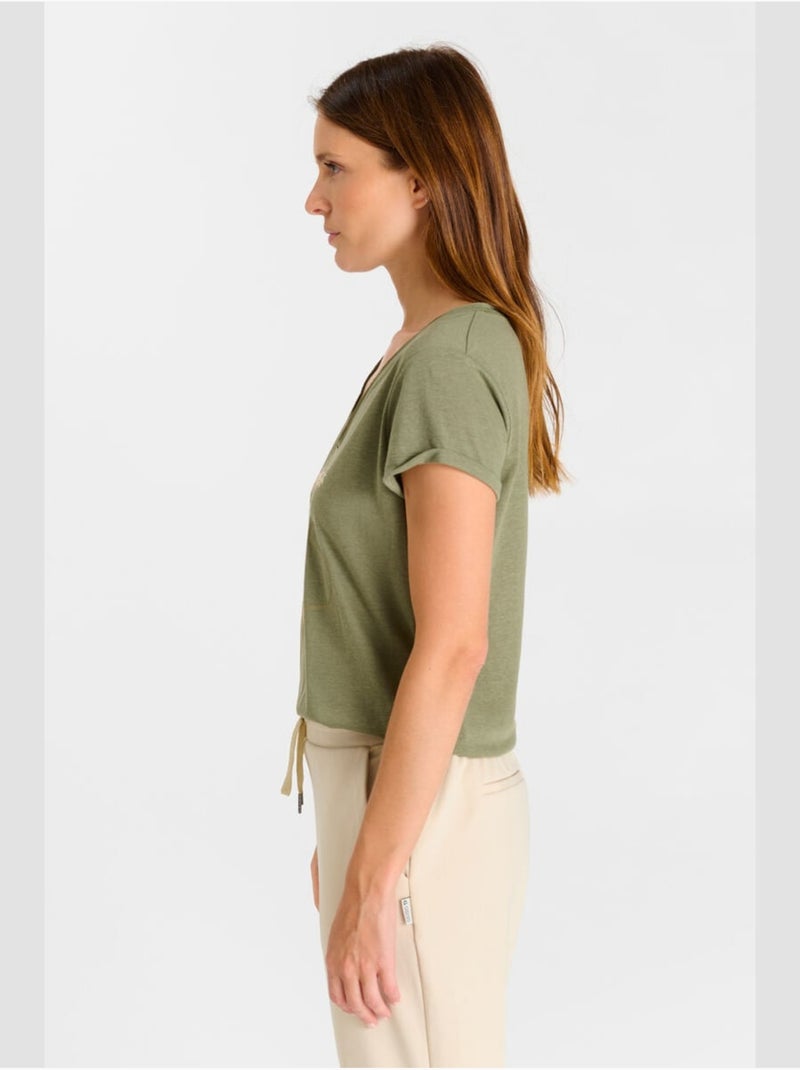 Camiseta VEKO Caqui - Kiabi