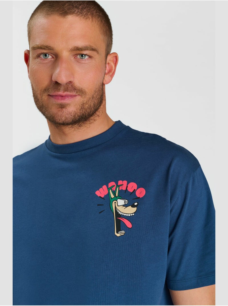 Camiseta Velokrom «Le temps des cerises» Azul - Kiabi