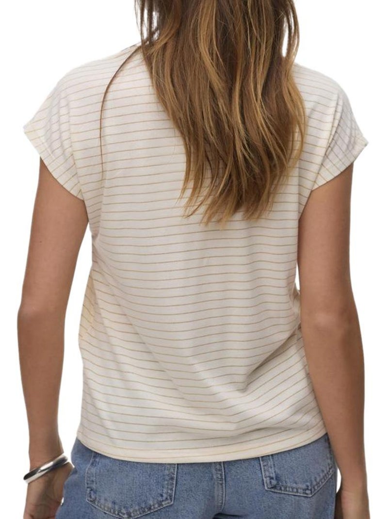 Camiseta Vero Moda para Mujer Beige - Kiabi