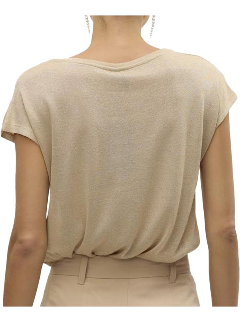 Camiseta Vero Moda para Mujer Beige - Kiabi