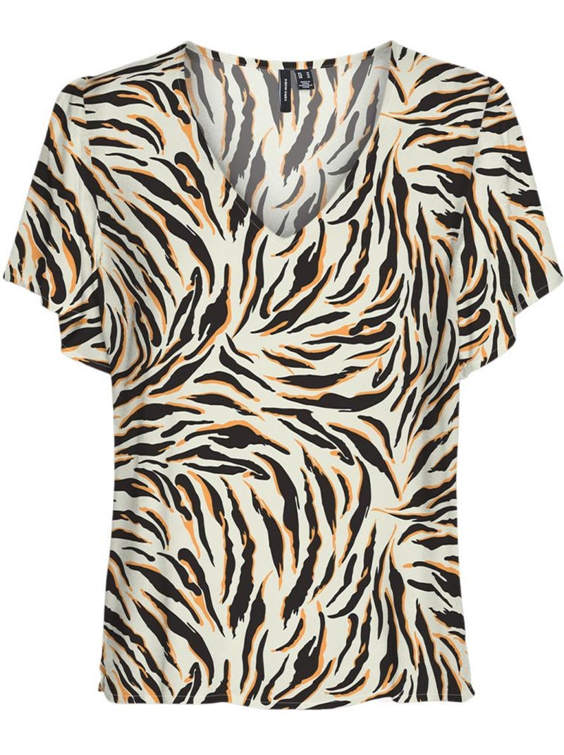 Camiseta vero moda para mujer Blanco - Kiabi