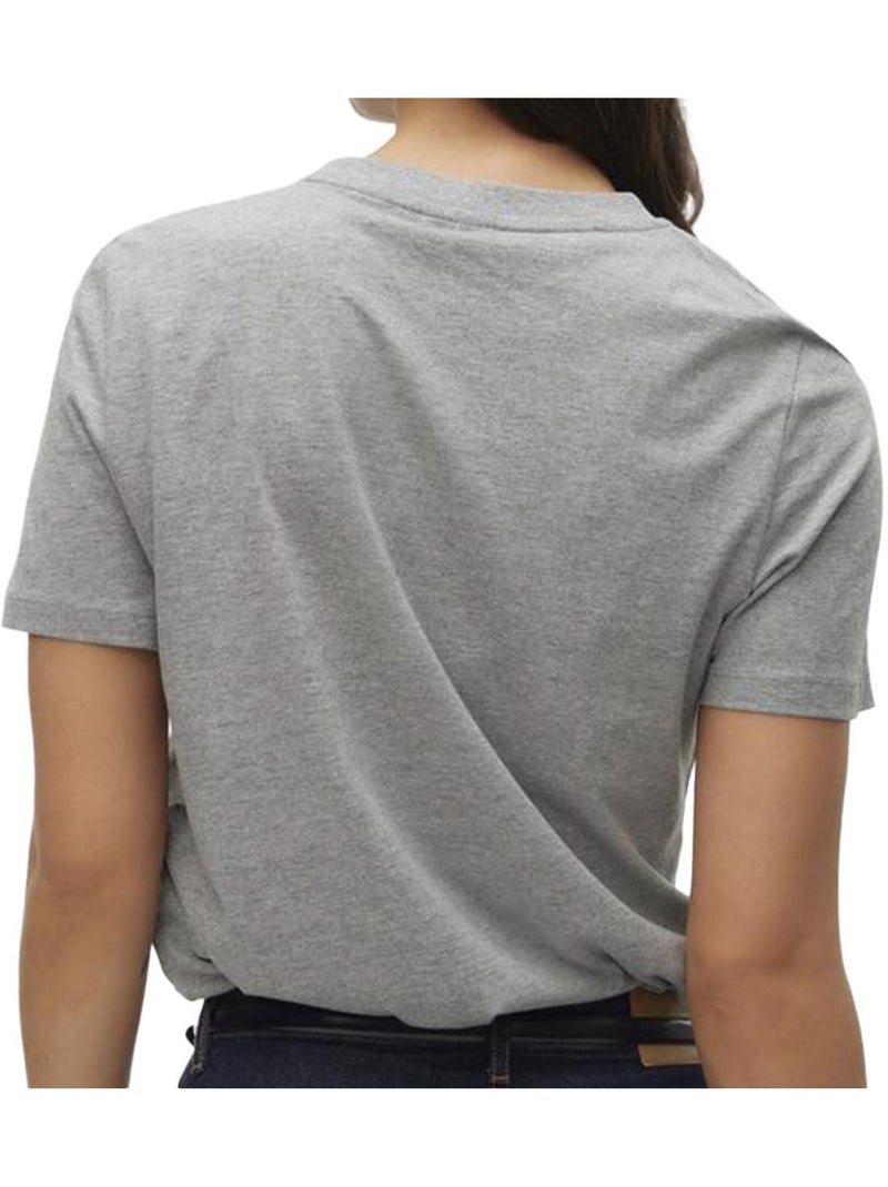 Camiseta Vero Moda para Mujer Gris plateado - Kiabi