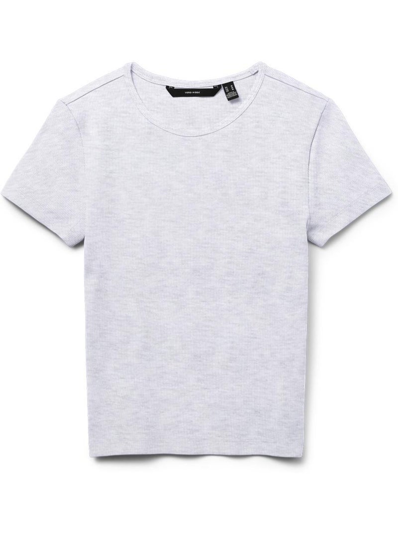 Camiseta Vero Moda para Mujer Gris plateado - Kiabi