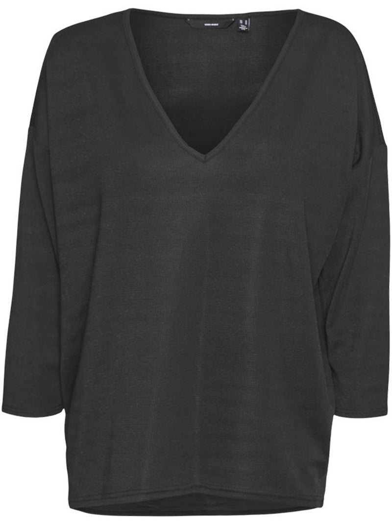 Camiseta vero moda para mujer Negro - Kiabi