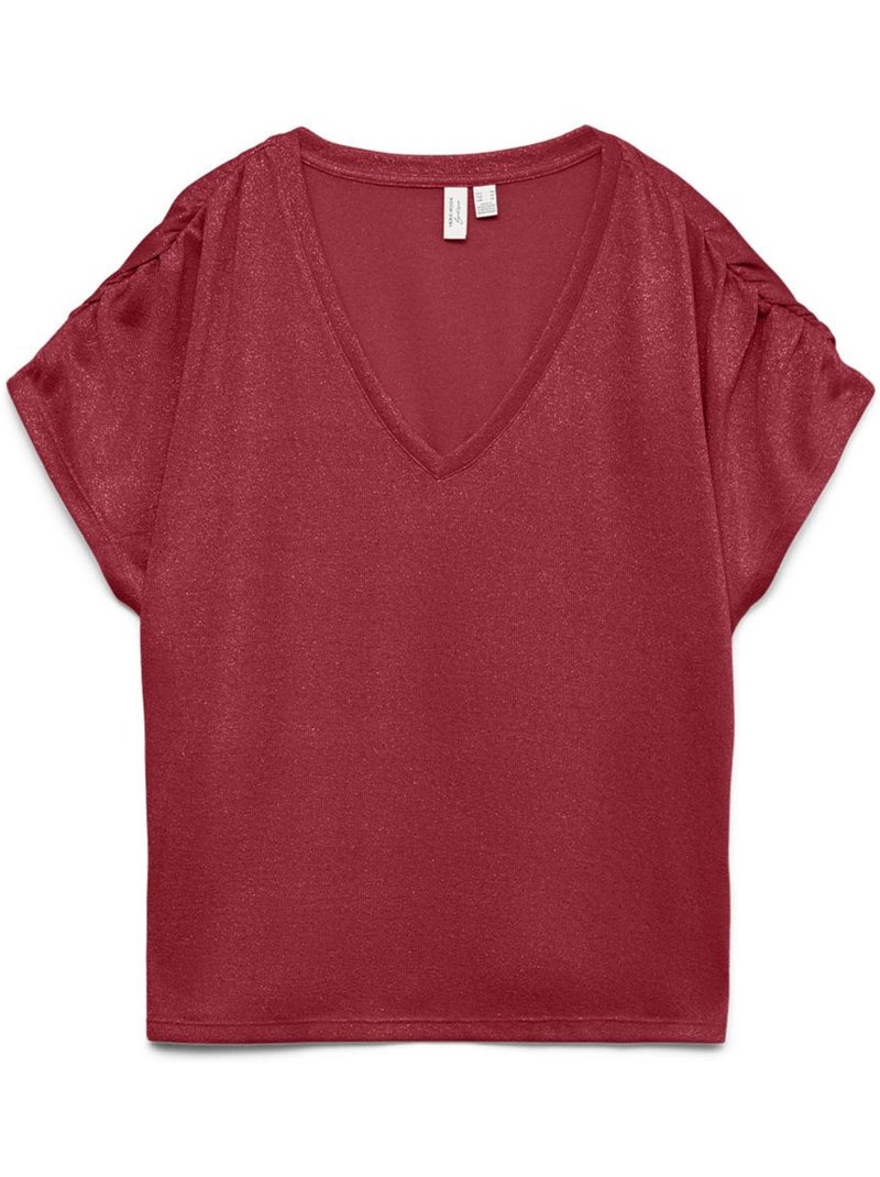 Camiseta Vero Moda para Mujer Rojo - Kiabi