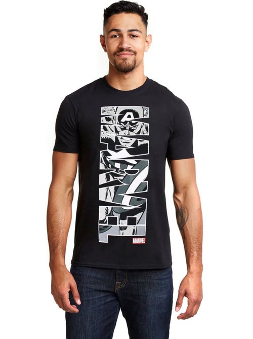 Camiseta vertical para hombre - captain america - Kiabi