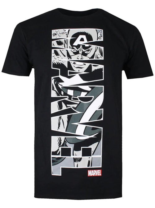Camiseta vertical para hombre - captain america - Kiabi