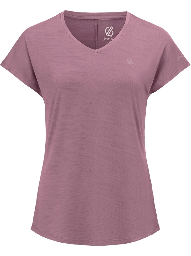 Camiseta vigilant activo para mujer - dare 2b Rosa pálido - Kiabi