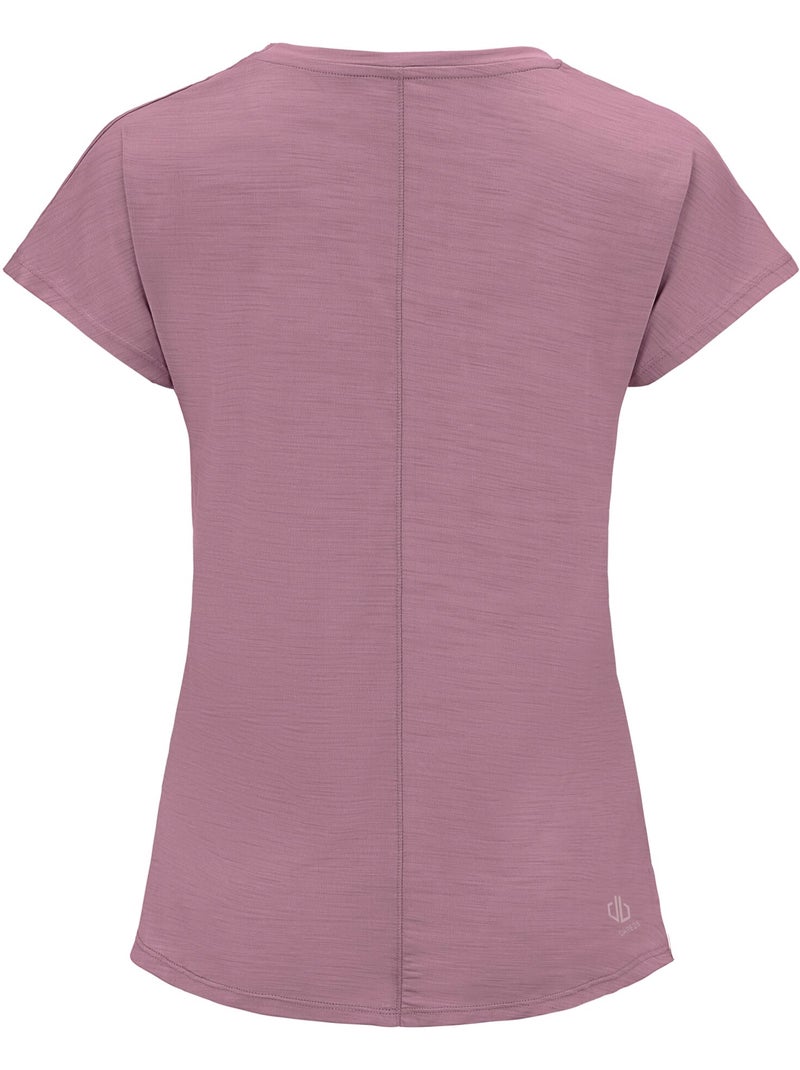 Camiseta vigilant activo para mujer - dare 2b Rosa pálido - Kiabi