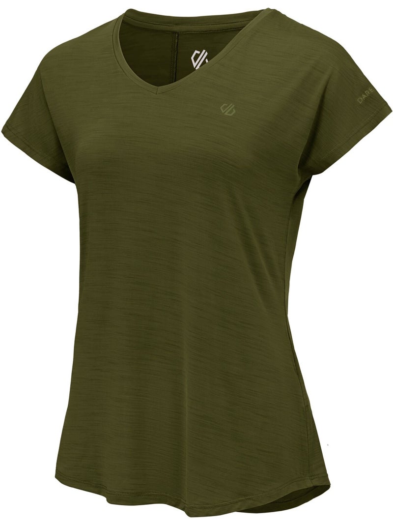 Camiseta vigilant activo para mujer - dare 2b Verde botella - Kiabi