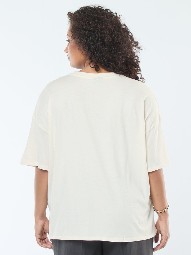 Camiseta 'Villanos' 'Disney' de manga corta Blanco - Kiabi