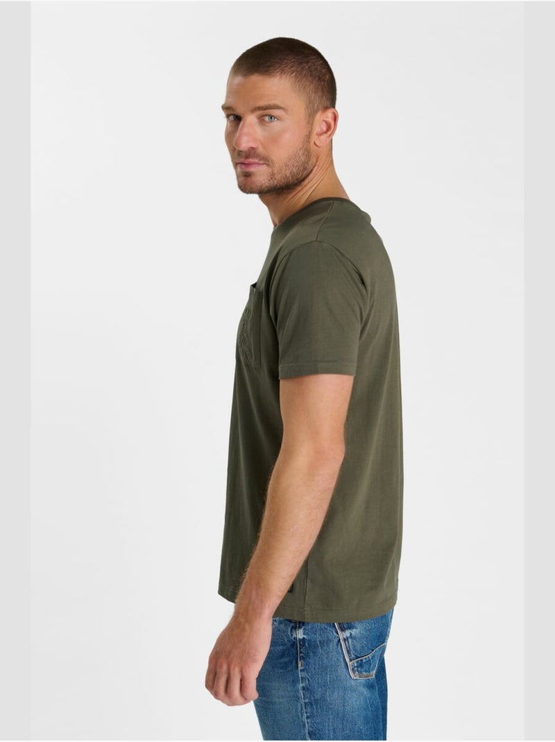 Camiseta Virink «Le temps des cerises» Caqui - Kiabi