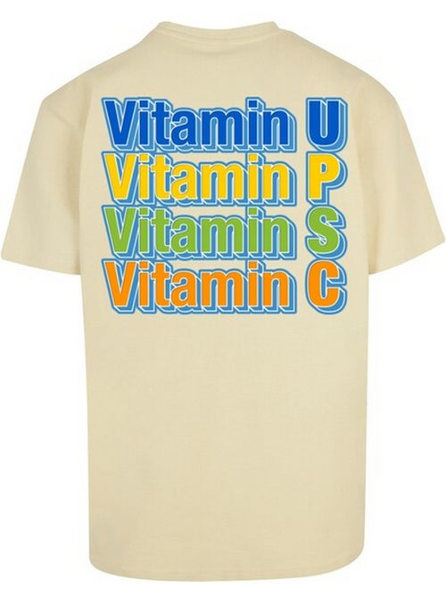 Camiseta vitamin upsc de pesado para hombre - mister tee - Kiabi