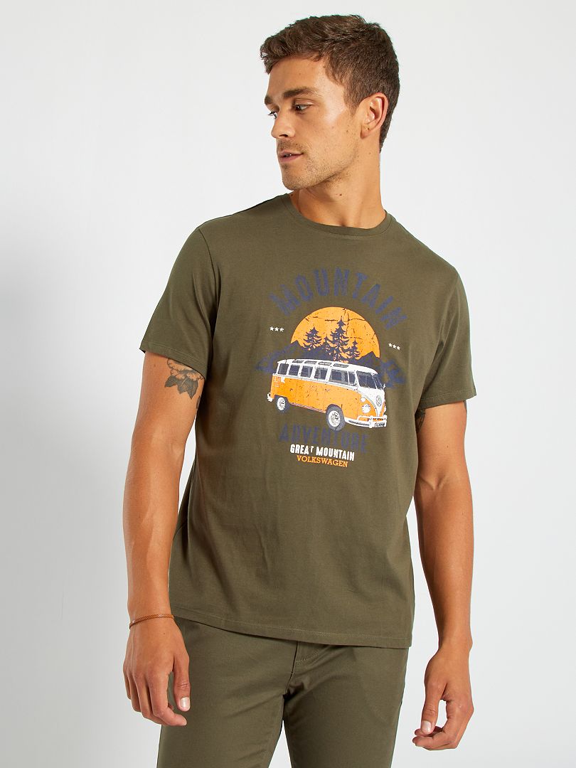 Camiseta 'Volkswagen' KAKI - Kiabi