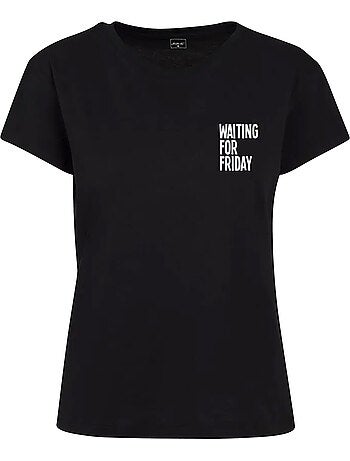 Camiseta waiting for friday para hombre - mister tee