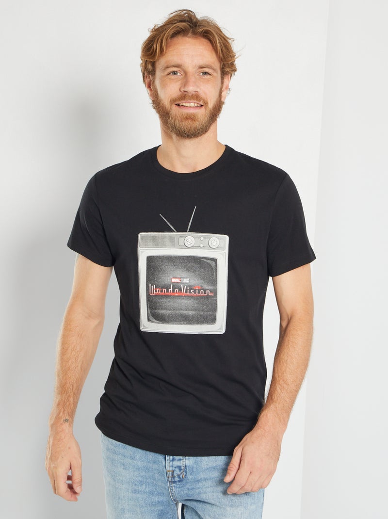 Camiseta 'WandaVision' Negro - Kiabi