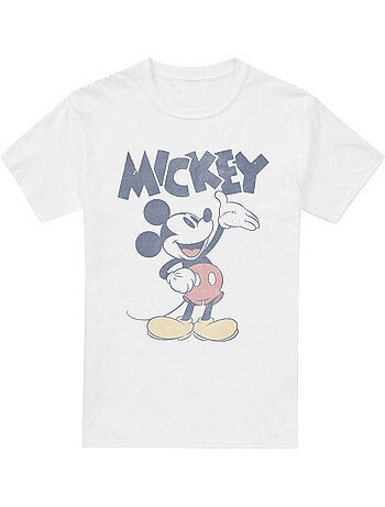 Camiseta washout para hombre - mickey mouse & friends