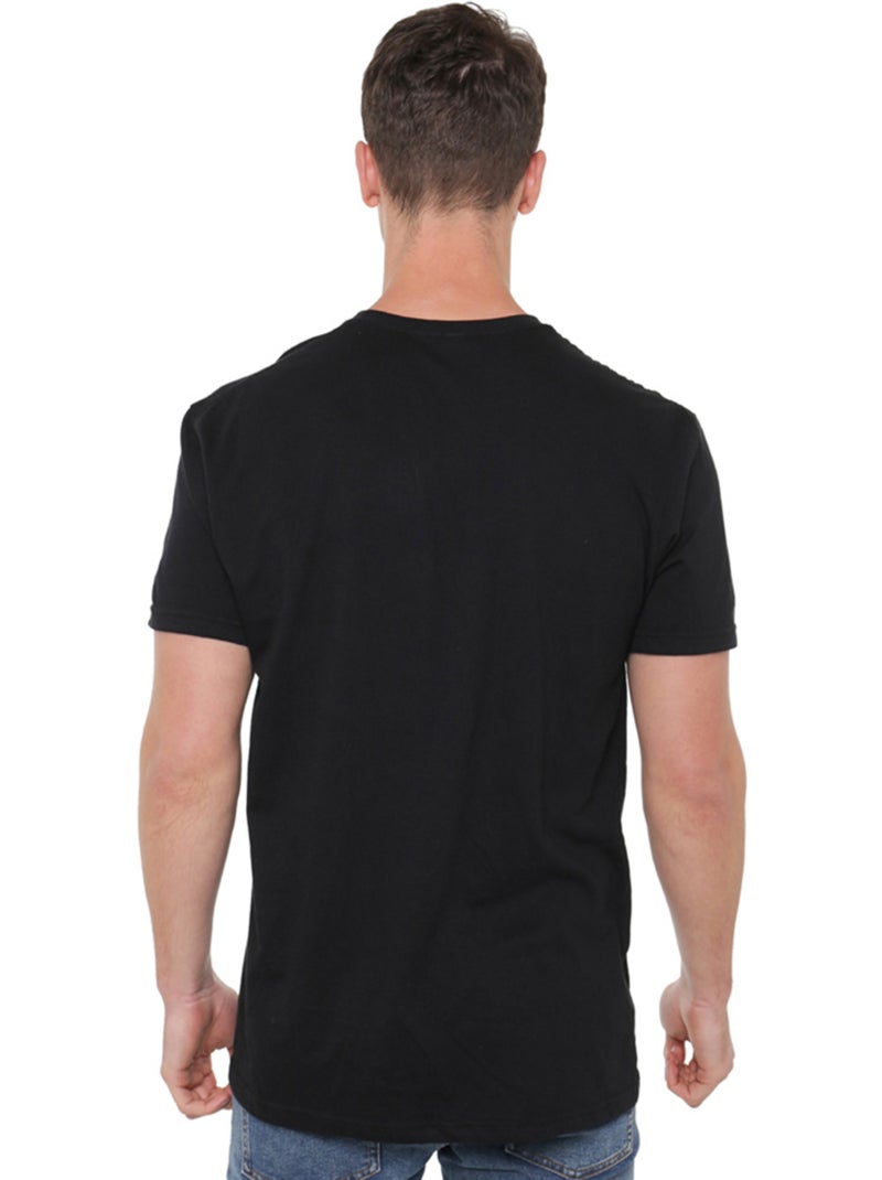 Camiseta washout para hombre - mickey mouse & friends Negro - Kiabi