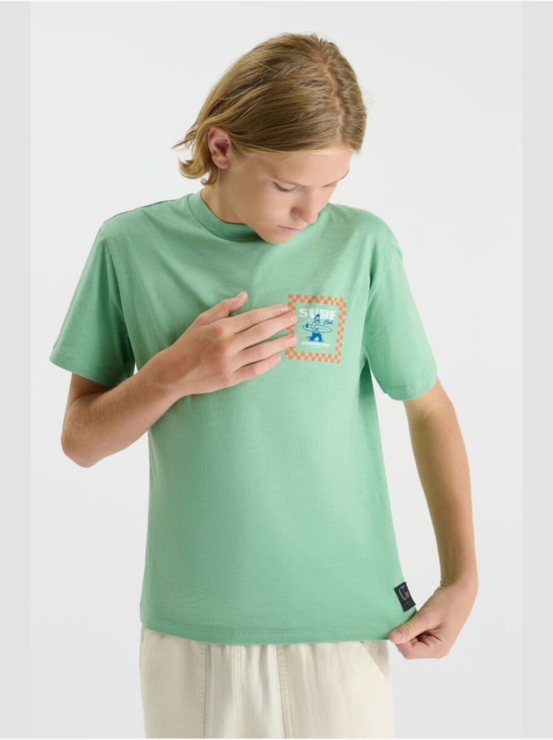 Camiseta WAVEBO Verde - Kiabi