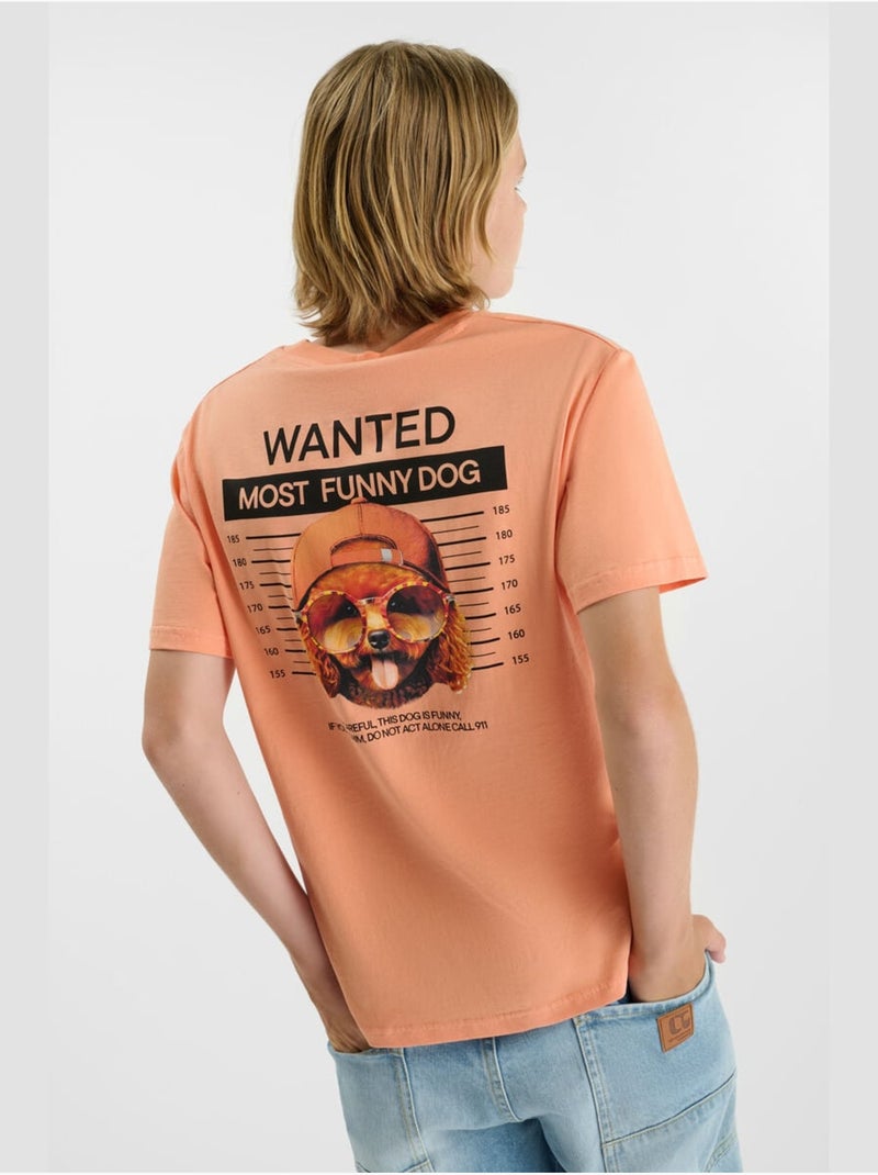 Camiseta WEMBLEYB Naranja - Kiabi
