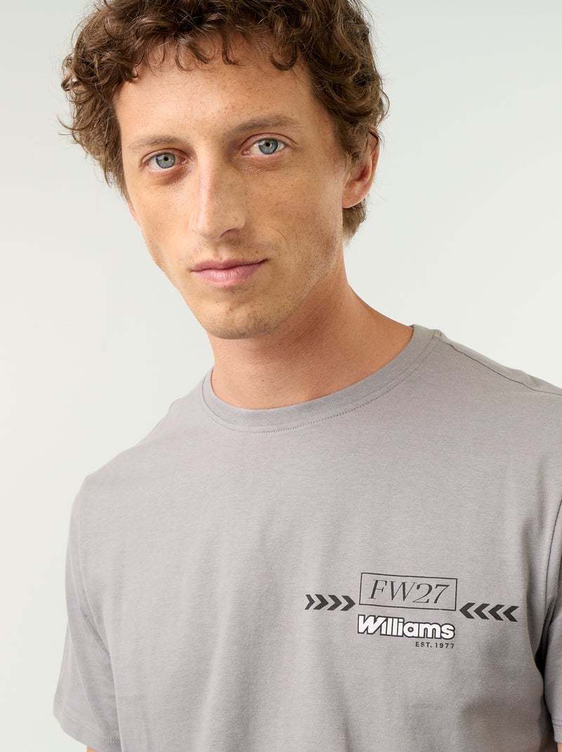 Camiseta 'Williams Racing' de manga corta Gris - Kiabi