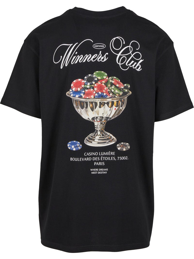Camiseta winners club para hombre - mister tee Negro - Kiabi