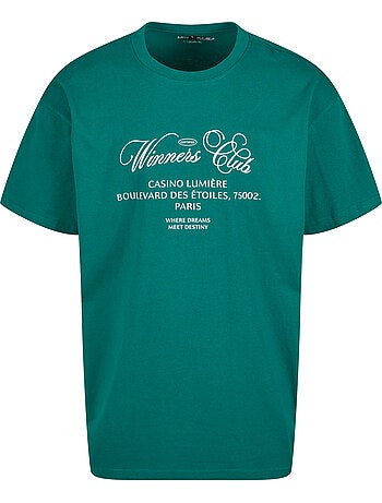 Camiseta winners club para hombre - mister tee