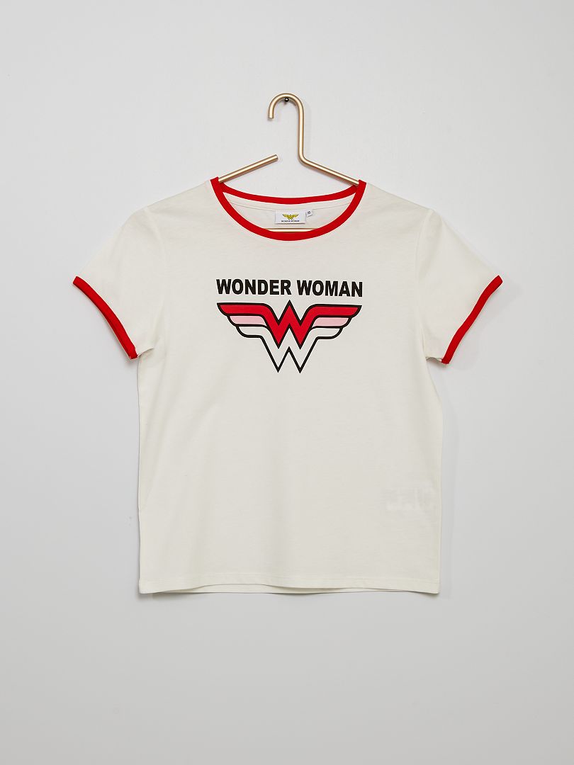 Camiseta 'Wonder Woman' beige - Kiabi