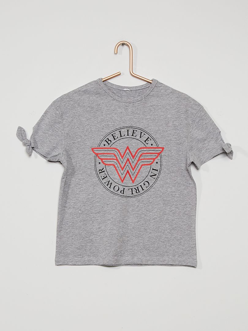 Camiseta 'Wonder Woman' gris - Kiabi