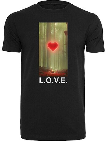 Camiseta wood love para hombre - mister tee