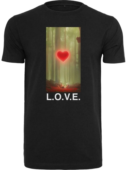 Camiseta wood love para hombre - mister tee - Kiabi
