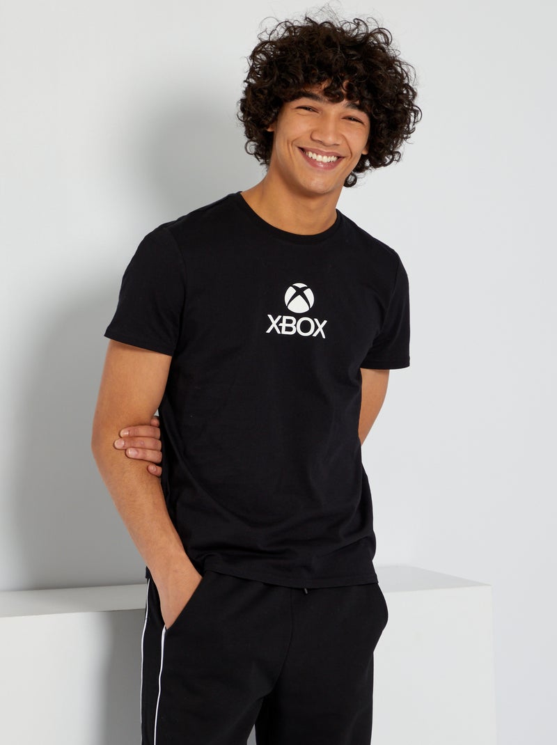 Camiseta 'XBOX' NEGRO - Kiabi
