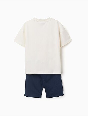 Camiseta y pantalones cortos de algodón con estampado de Pikachu