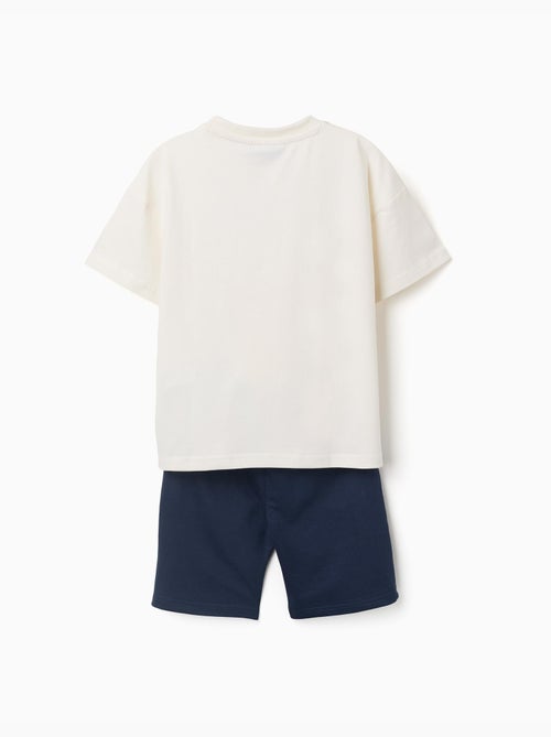 Camiseta y pantalones cortos de algodón con estampado de Pikachu - Kiabi