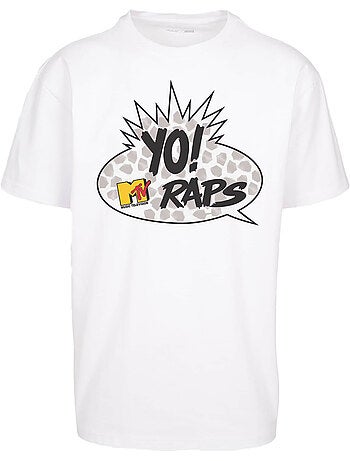Camiseta yo! Diseño mtv para hombre - mister tee