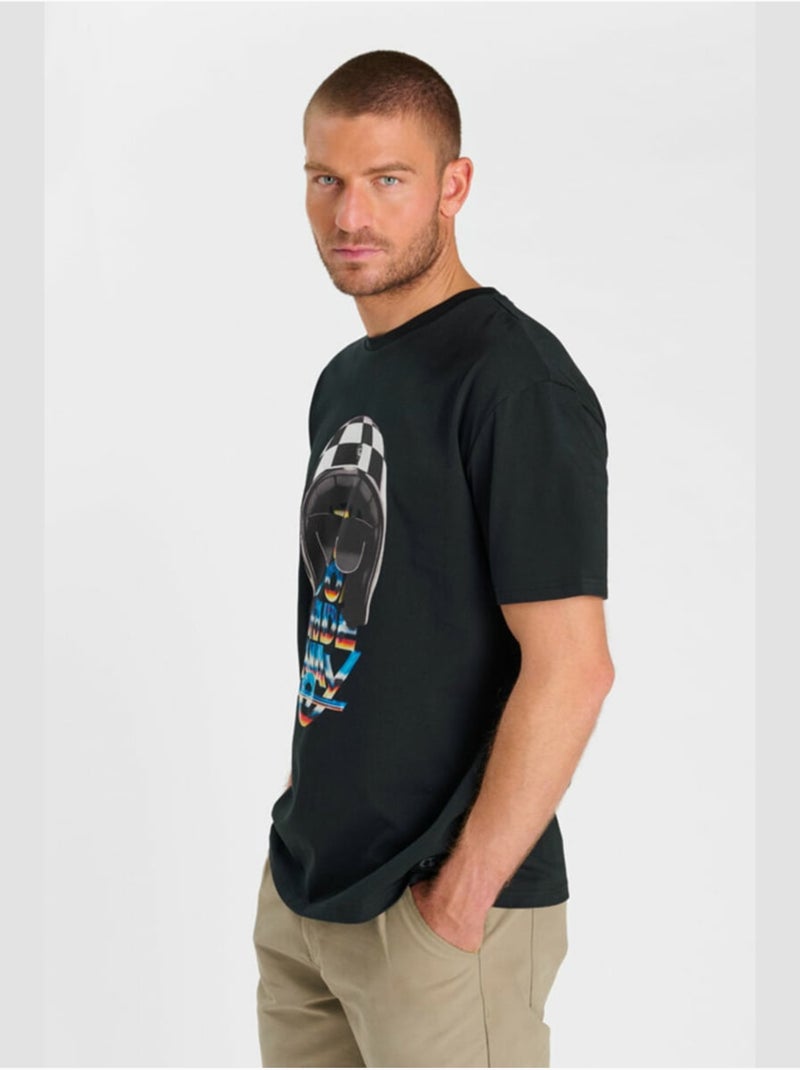 Camiseta Yonas «Le temps des cerises» Negro - Kiabi