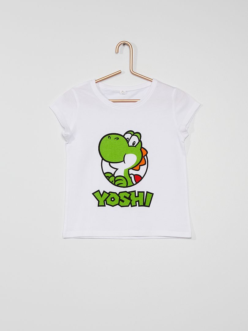 Camiseta 'Yoshi' blanco - Kiabi
