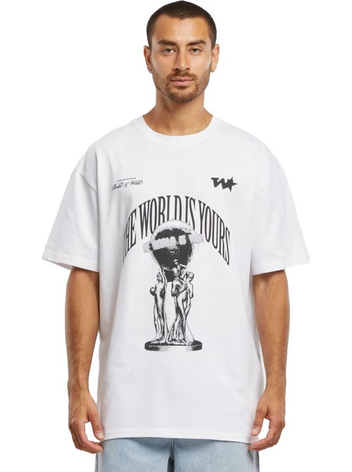 Camiseta your world para hombre - mister tee - Kiabi