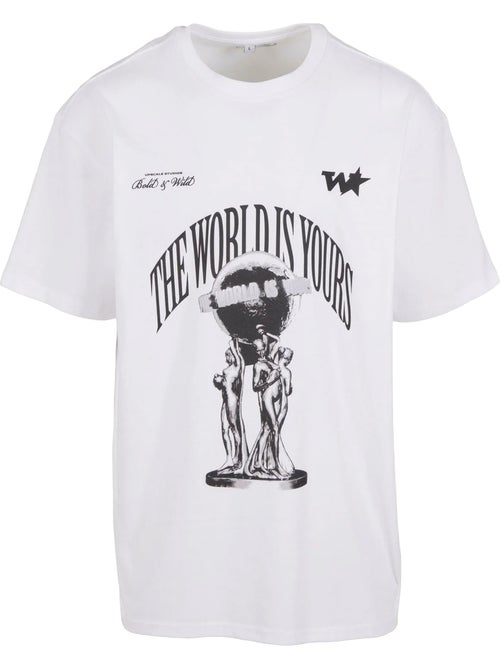 Camiseta your world para hombre - mister tee - Kiabi