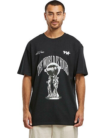 Camiseta your world para hombre - mister tee