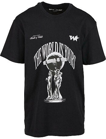 Camiseta your world para hombre - mister tee