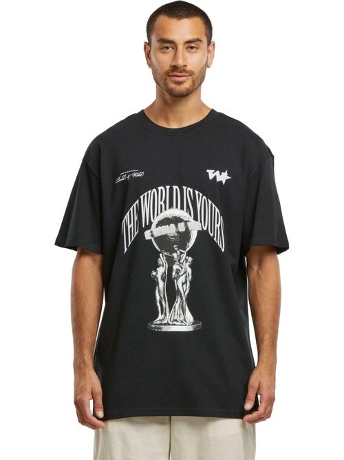 Camiseta your world para hombre - mister tee - Kiabi