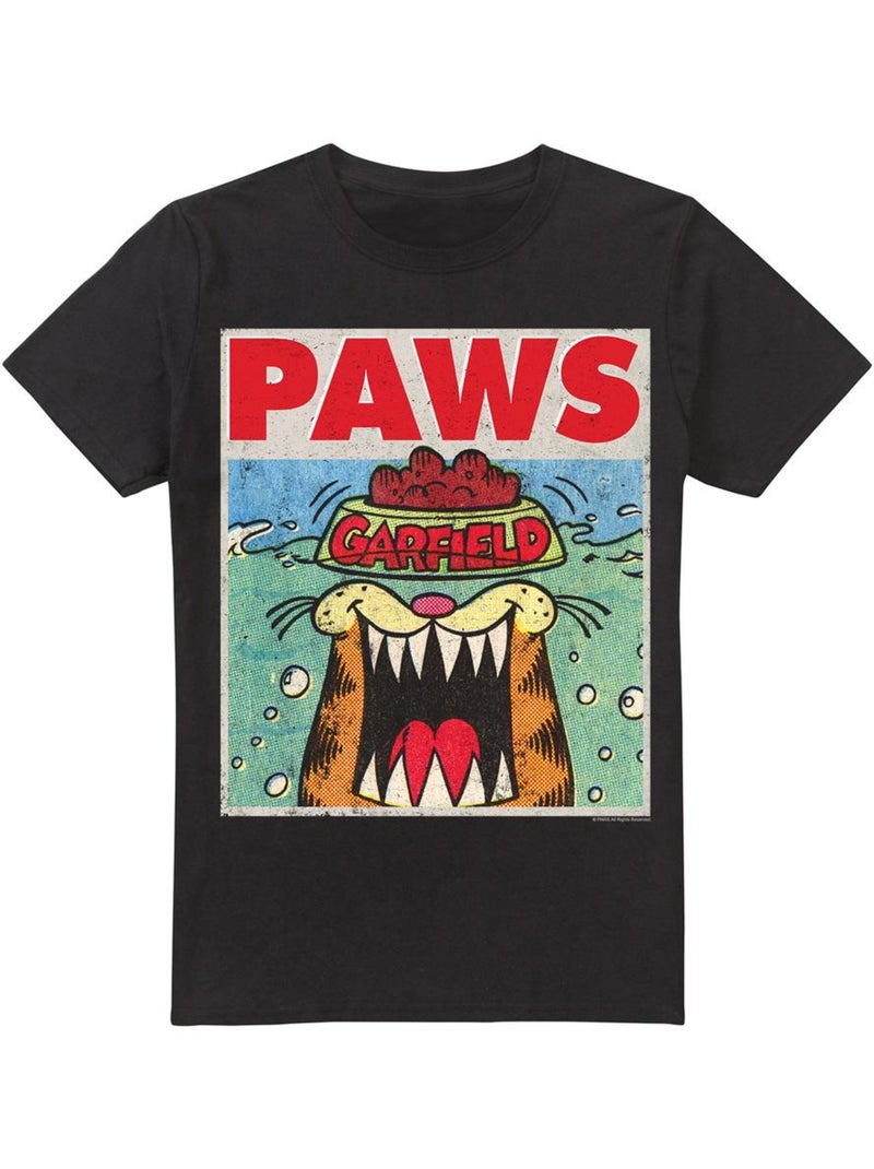 Camiseta zarpas para hombre - garfield Negro - Kiabi