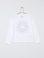 camisa blanca niña kiabi