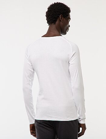 Camisetas básicas lisas de manga larga