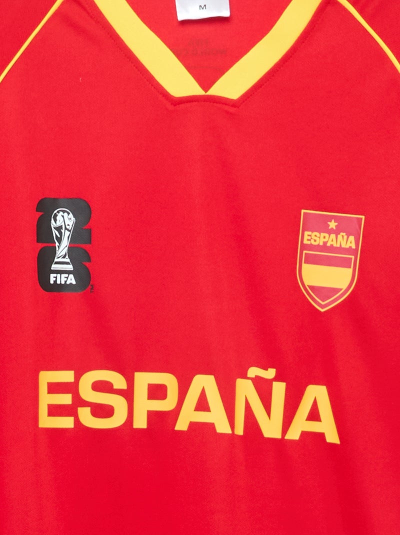 Camisetas con licencia oficial de la Copa Mundial de la FIFA 26™ - Bélgica Rojo - Kiabi