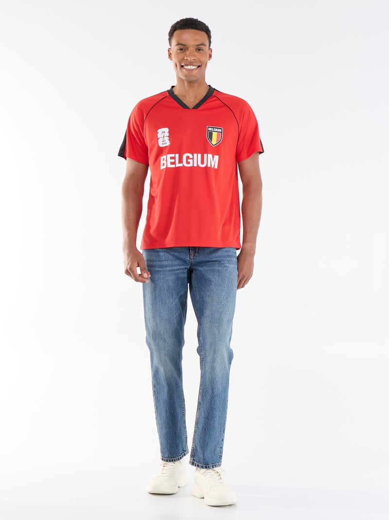 Camisetas con licencia oficial de la Copa Mundial de la FIFA 26™ - Bélgica Rojo - Kiabi